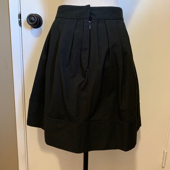 Nylon Skirt Size 6 A Line Pleated Black - Picture 2 of 5